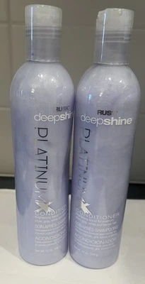 RUSK Deepshine Platinum Conditioner Brightening Boost for Platinum 12oz LOT OF 2 - Image 1 of 3