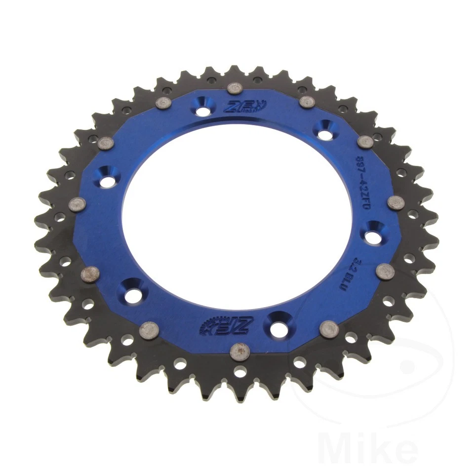 ZF Rear Sprocket Dual ZFD-897-42-BLU Fits Husqvarna TE 250 2014-2024 - Image 1 of 1