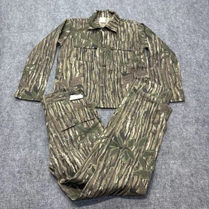 Vintage Realtree Camo Suit Youth Size 16 Made In USA Hunting Camouflage - Bild 1 von 17