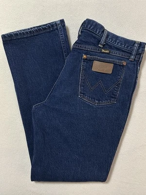 Jeans Wrangler 947STR de colección para hombre 36x30 azul denim hechos en EE. UU. Foto 1 de 4
