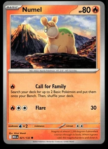 Numel 021/132 Pokemon ME01: Mega Evolution Non Holo - Picture 1 of 2