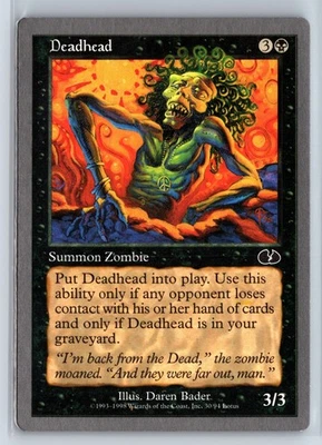 DEADHEAD – MTG Magic the Gathering Card – Unglued – Common - Image 1 of 4