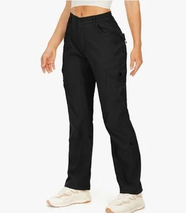 Damen Wander Cargo Hose wandelbar schnelltrocknend wasserdicht 14 schwarz UPF + 50 - Bild 1 von 7