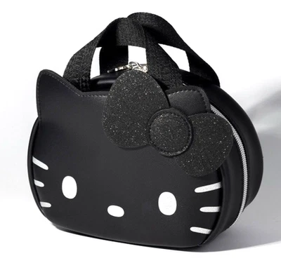 Hello Kitty BRILMY Clear View Cosmetic Pouch Makeup Bag Black Sanrio Exclusive - Image 1 of 4