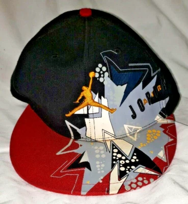 AIR JORDAN 23 LOGO BORDADO TALLA 8 JUMPMAN SOMBRERO GORRA AJUSTADA NEGRO Hombre Foto 1 de 4