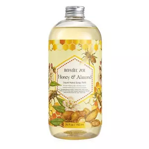 ROMIIE ZOI Liquid Hand Soap Refill Honey & Almond Gentle & Moisturizing Formu... - Picture 1 of 6