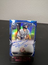 2023 Bowman Chrome Prospect Autograph Blue Lunar Spencer Jones /150 Topps