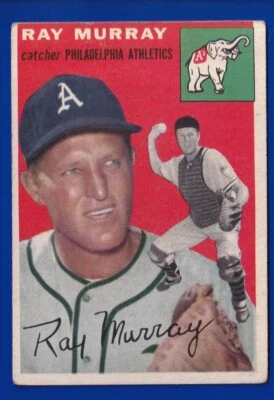 RAY MURRAY athletics A'S 1954 TOPPS #49 VERY GOOD NO CREASES - Image 1 of 2