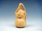 Japanese Boxwood Hand Carved Netsuke Sculpture Bottle Gourd "HU-LU" #01102201