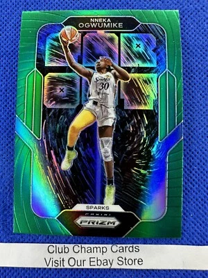 2022 #6 Nneka Ogwumike WNBA Panini Prizm Basketball Far Out Green Prizm Sparks - Image 1 of 2