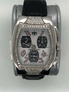 Technomarine Techno Square dress watch Diamond Bezel - Picture 1 of 6