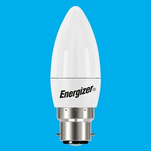4x 7.3W (=60W) Frosted LED Candle Bayonet BC B22 Daylight 6500K Light Bulb Lamp - Picture 1 of 1