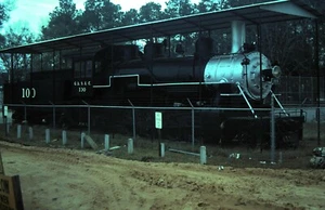 Scivolo ferroviario originale 1966, G.A.S.C. Locomotiva di linea # 100, treno, motore - Foto 1 di 1