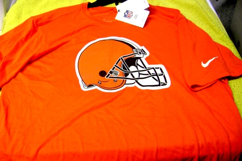 CLEVELAND BROWNS NIKE DRI-FIT FOOTBALL TRAINING  SHIRT  MEN  XL NEW NFL  LOOK Cover