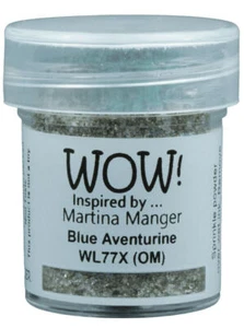 Wow! Embossing Powder Special Colour 15ml - Blue Aventurine (by Martina Manger) - Bild 1 von 2