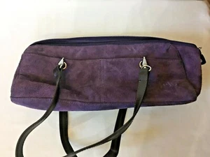 borsetta lunga ralph lauren viola scamosciata skinny - Foto 1 di 5