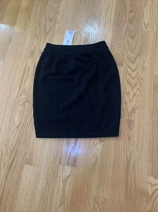 VINTAGE ESCADA KNIT BLACK WOOL SKIRT SZ.36 W. GERMANY NWT,NEEDS TLC - Picture 1 of 14