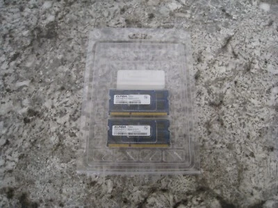 4GB 2x2GB Elpida EBJ21UE8BFU0-DJ-F PC3-10600 DDR3 SODIMM Laptop Ram Memory Used - Image 1 of 3