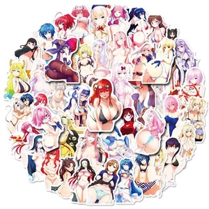 20 Ahegao Sexy Anime Girl Stickers Waifu Decals Laptop Hydro Yeti Free Shipping! - Picture 1 of 4