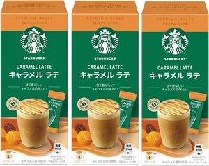 Nestlé Starbucks® Premium Mezcla Caramelo Latte Stick Café 4P x 3 Cajas - Imagen 1 de 4