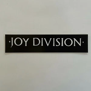 Joy Division Sticker Vinyl Decal 7" X 1.5" The Cure Bauhaus Bumper Window (361) - Picture 1 of 1
