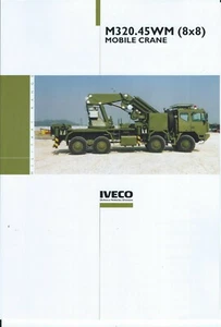 Military Vehicle Data Sheet Iveco M320.45WM (8x8) Mobile Crane - Brochure (MI19) - Bild 1 von 1