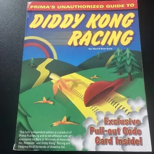 Diddy Kong Racing Nintendo 64 N64 Strategy Guide - Picture 1 of 2