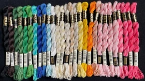 28xNeedlepoint/Embroidery THREAD DMC 3 Pearl cotton-neutrals, pinks-ZC171 - Picture 1 of 1