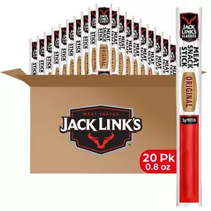 Jack Link's Meat Sticks, Original – Protein Snack, Meat Stick with 5g of Prot... - Picture 1 of 3