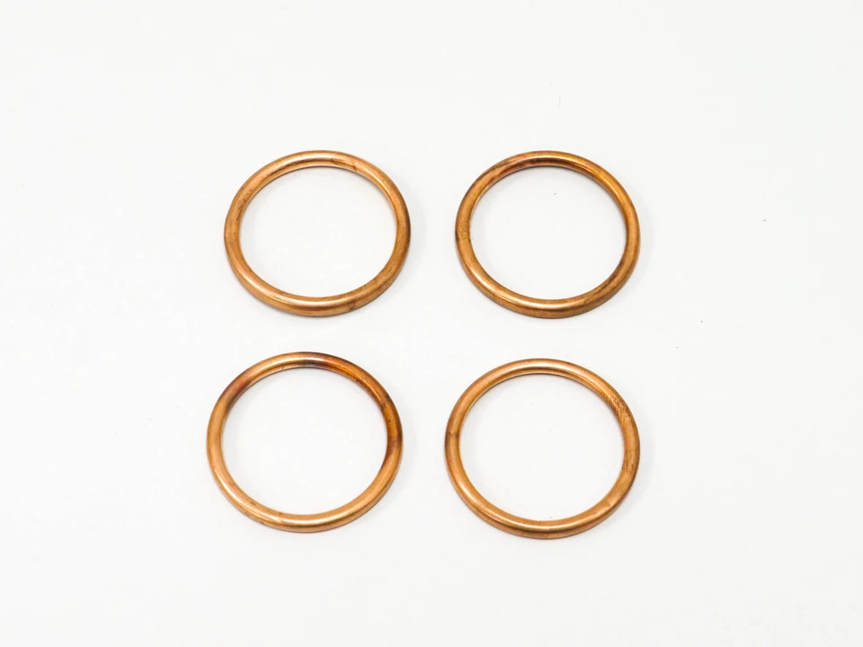 4x Gaxetas de Cobre de Escape para Honda VFR 1200 F 2010-2015 - Imagem 1 de 1