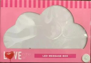 Love In The Air NEW LED Valentine's Day Cloud Message Box w/Dry Erase Marker - Picture 1 of 2