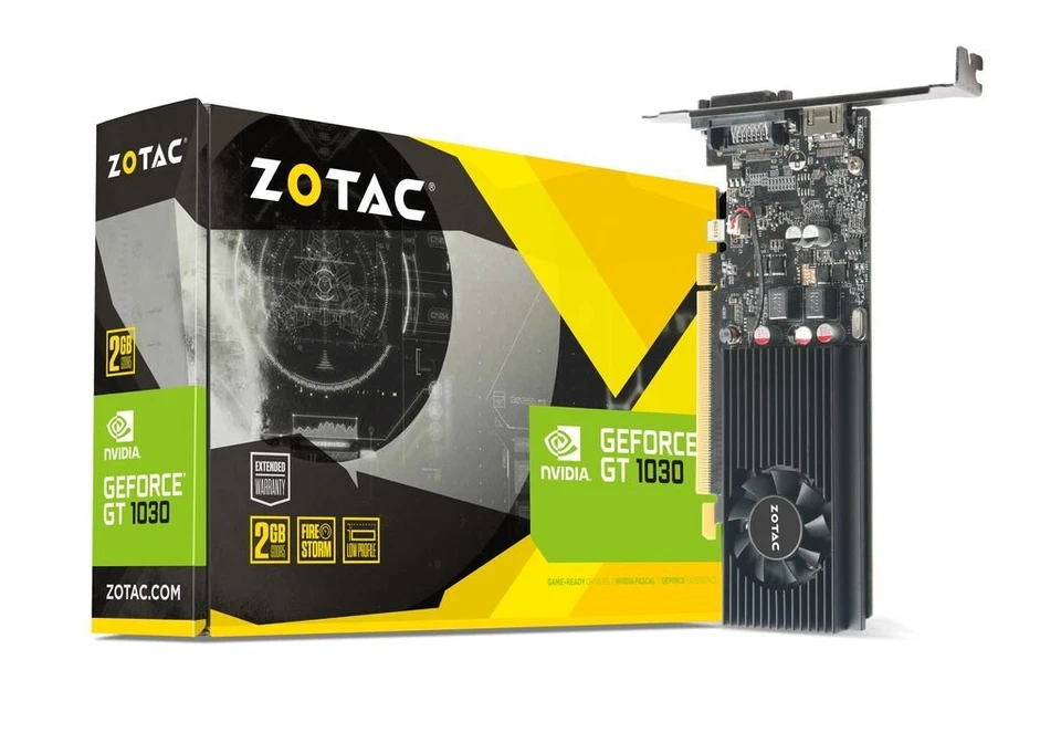 4895173613272 Zotac ZT-P10300A-10L graphics card NVIDIA GeForce GT 1030 2 GB GDD - Image 1 of 4