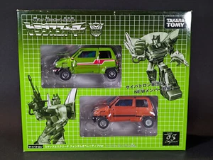 Transformers G1 E-Hobby Green Skids Screech SEALED Takara Mudflap ROTF Twins - Picture 1 of 4