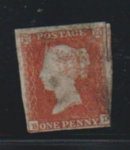w***275 **ONE OF THE OLDEST STAMPS EVER *1841 PENNY RED** - Picture 1 of 1