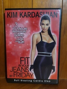 Kim Kardashian Fit In Your Jeans By Friday Butt Blasting Cardio Step DVD VGC R4 - Picture 1 of 3