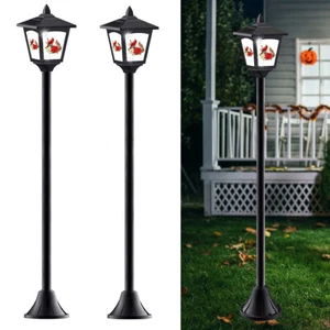 2 Pack 40'' Solar Post Light Pole Light Garden Pathway Yard Christmas Lamp Decor - Picture 1 of 40