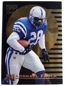 1997 Pinnacle Zenith #14 Marshall Faulk Indianapolis Colts NFL Football Card