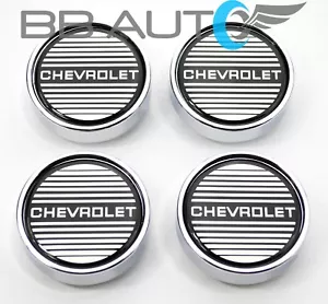 NEW 83-88 MONTE CARLO SS SUPER SPORT 15" ALUMINUM MAG WHEEL HUB CENTER CAPS SET - Picture 1 of 9