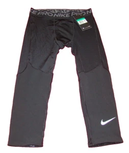 NWT Nike Pro Boys Size XL 3/4 Length Tight Fit Compression Leggings CK4542 - Picture 1 of 9