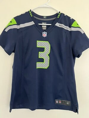 Camiseta deportiva para mujer Seattle Seahawks Nike Russell Wilson talla grande NFL #3 (4-29) Foto 1 de 4