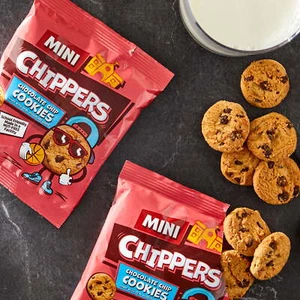 Great Value Mini Chippers Cookies, 1 oz, 30 Snack Packs - Picture 1 of 8