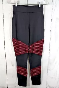 Mujer Balera Disfraz de Baile Pantalones Leggings Rojo Negro Malla SA Hip Hop Jazz - Imagen 1 de 7