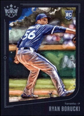 2019 Diamond Kings Blue Frame #106 Ryan Borucki SP - NM-MT - Image 1 of 2