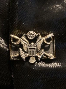 VIntage  Swank Eagle Military Style Tie Bar - Picture 1 of 4
