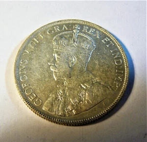 Canada 1917 Silver 50 cents AU - Picture 1 of 2
