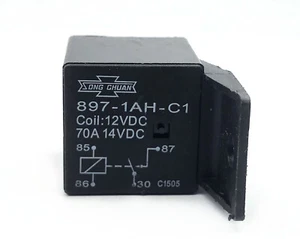 1PC Song Chuan 897-1AH-C1 12VDC 70A Power Relay 4 Pins - Picture 1 of 5