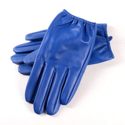 Guantes cortos tácticos con pantalla táctil de muñeca retráctil militar de cuero real para hombre Foto 1 de 4