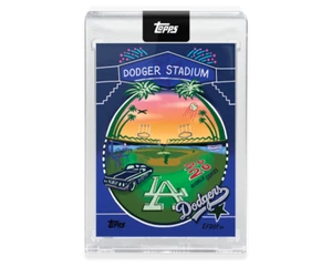 2020 Topps X Efdot Iconic Stadium Series Card 5 Dodger Stadium - PR 1415 dodgers - Picture 1 of 2