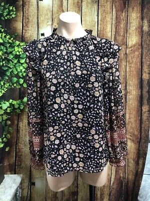 ¡NUEVO CON ETIQUETAS! Blusa con Volantes Rachel & Zoe Talla Pequeña D-24 Foto 1 de 4