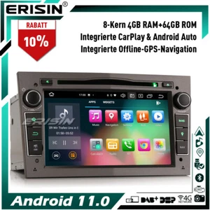 8-Kern Android 12 Autoradio Navi Opel Astra Zafira Corsa Signum C/D Vivaro Tigra - Bild 1 von 12